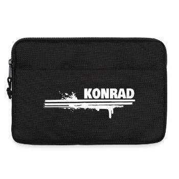 Malerei Konrad - Laptoptasche 13" - Schwarz - Vorne