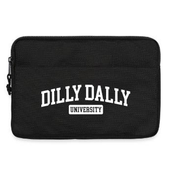 L’Université Dilly Dally procrastine la battage - Sacoche pour ordinateur portable 13 pouces - noir - Devant