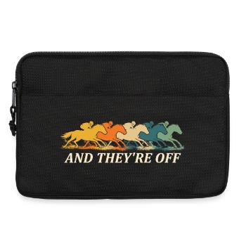Et ils sont fans de derby hippal - Sacoche pour ordinateur portable 13 pouces - noir - Devant