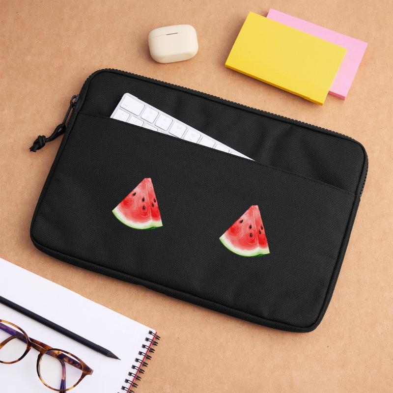 Pastèque pastèque  Sacoche pour ordinateur portable 13 pouces
