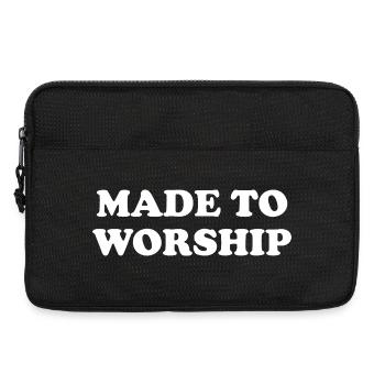 Made To Worship - Laptoptasche 13" - Schwarz - Vorne