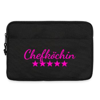 Chef Cuisinière Femme au foyer - Sacoche pour ordinateur portable 13 pouces - noir - Devant