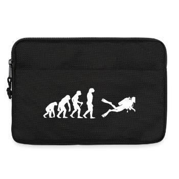 Geschenkidee für eine Freediverin mit Apnoetauchen - Laptoptasche 13" - Schwarz - Vorne