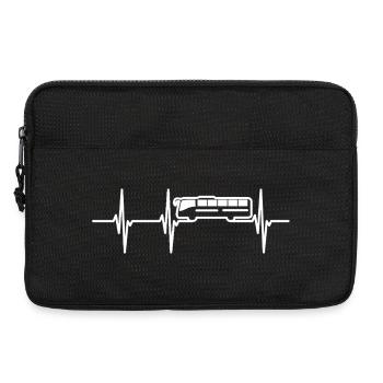 Heartbeat Bus - Laptop bag 13" - black - Front