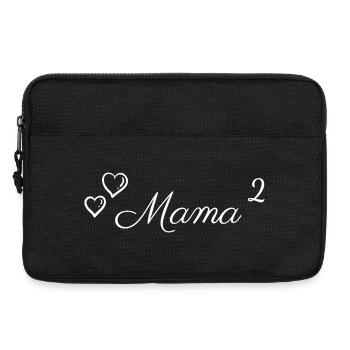 Mama Herzschrift 2 - Laptoptasche 13" - Schwarz - Vorne