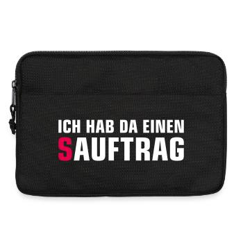 Single Status Minimalist T-Shirt - Laptoptasche 13" - Schwarz - Vorne