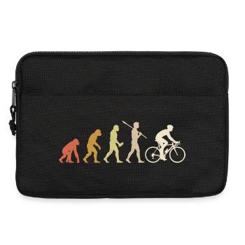 Drôle de cadeau cycliste Cycling Evolution - Sacoche pour ordinateur portable 13 pouces - noir - Devant