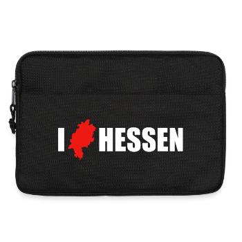 I Love Hessen - Laptoptasche 13" - Schwarz - Vorne
