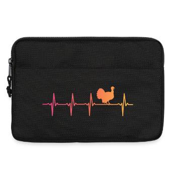 turkey sunset heartbeat turkey - Laptop bag 13" - black - Front