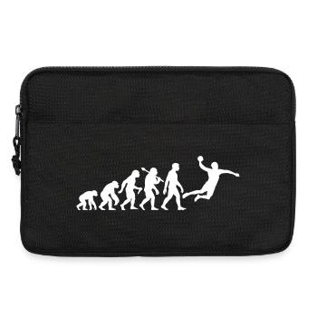 Évolution du handball pour les joueurs masculins et garçons - Sacoche pour ordinateur portable 13 pouces - noir - Devant