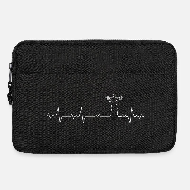 Heartbeat Lifter Silhouette Tee - Laptoptasche 13" - Schwarz