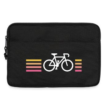 White Sport Bike - Laptop bag 13" - black - Front