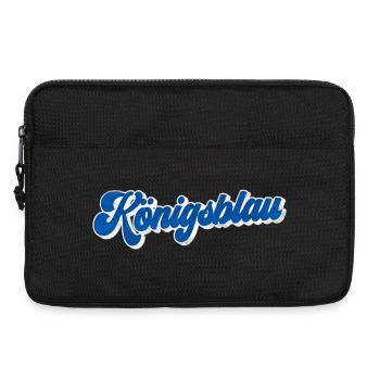 Königsblau | Gelsenkirchen Schalke Geschenkidee - Laptoptasche 13" - Schwarz - Vorne