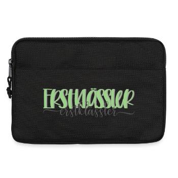 Schulkind Einschulung Grundschule Erstklässler - Laptoptasche 13" - Schwarz - Vorne