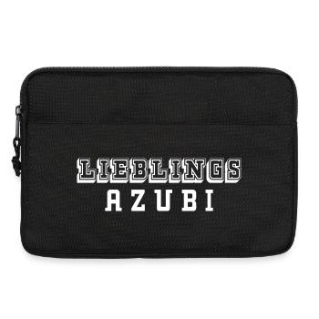 Lieblings Azubi Tshirt black - Laptoptasche 13" - Schwarz - Vorne