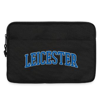 Leicester Lettering Shirt – UK City Motif - Laptop bag 13" - black - Front