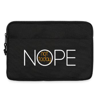 NOPE NOT TODAY V3 - Laptop bag 13" - black - Front