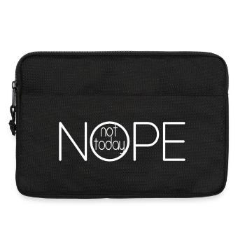 NEIN, NICHT HEUTE V2 - Laptoptasche 13" - Schwarz - Vorne