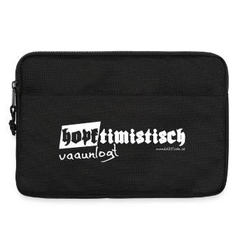 hopftimistisch vaaunlogt-hopftimistisch veranlagt - Laptoptasche 13" - Schwarz - Vorne