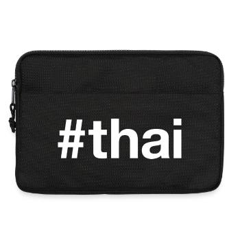 Hashtag Thaïlande Thaïlande - Sacoche pour ordinateur portable 13 pouces - noir - Devant