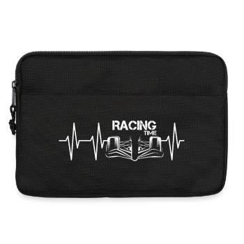 racing time racing car racing car formula cars pulse - Laptop bag 13" - black - Front