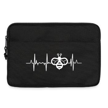 Battement de cœur de l’apiculteur - Sacoche pour ordinateur portable 13 pouces - noir - Devant