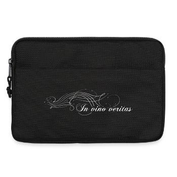 In vino veritas - In wine lies the truth - Laptop bag 13" - black - Front