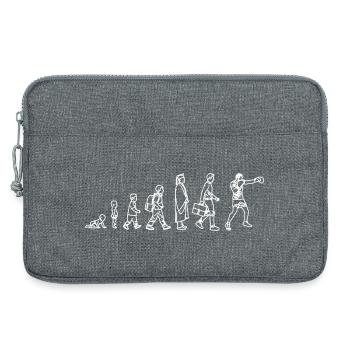 Évolution du Boxer - Sacoche pour ordinateur portable 13 pouces - gris chiné - Devant
