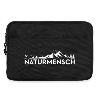 Nature Homme Plein Air Camping Motif - Sacoche pour ordinateur portable 13 pouces - noir - Devant