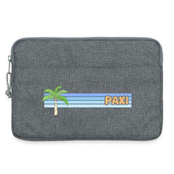 Paxi comme jour férié - Sacoche pour ordinateur portable 13 pouces - gris chiné - Devant