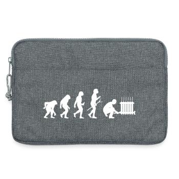 Heating engineer, plant mechanic, sanitation, heating and air-conditioning trade - Laptop bag 13" - heather grey - Front