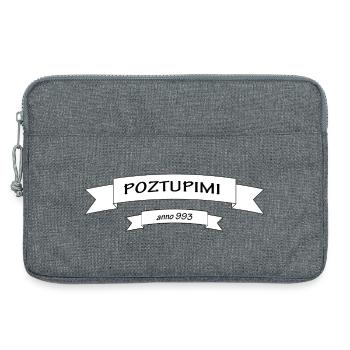 Poztupimi 993 - Sacoche pour ordinateur portable 13 pouces - gris chiné - Devant