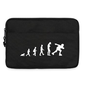 Développement du bébé au patineur en ligne - Sacoche pour ordinateur portable 13 pouces - noir - Devant