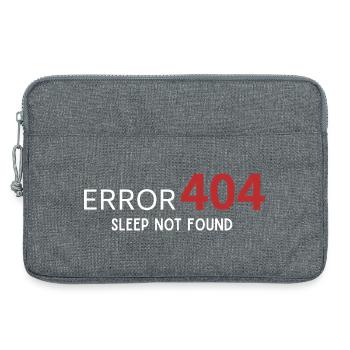 Erreur 404 Sommeil non trouvée – Schéma pour les développeurs - Sacoche pour ordinateur portable 13 pouces - gris chiné - Devant