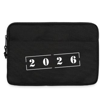 Timbre 2026 - Sacoche pour ordinateur portable 13 pouces - noir - Devant