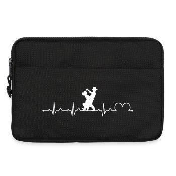 3_Barn_DanceBarn Dance Country Couple Western Line - Laptop bag 13" - black - Front