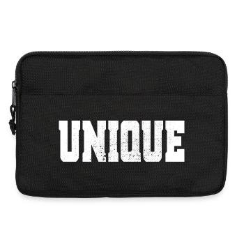 Unique Einzigartig Unikat Selbstwert Einzig Artig - Laptoptasche 13" - Schwarz - Vorne