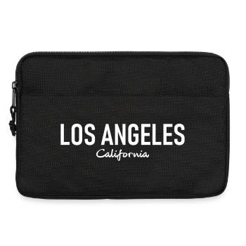 Los Angeles - Californie - États-Unis - États-Unis - Sacoche pour ordinateur portable 13 pouces - noir - Devant