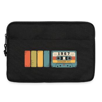 1967 Vintage Original 1967 Geburtstagsgeschenk - Laptoptasche 13" - Schwarz - Vorne