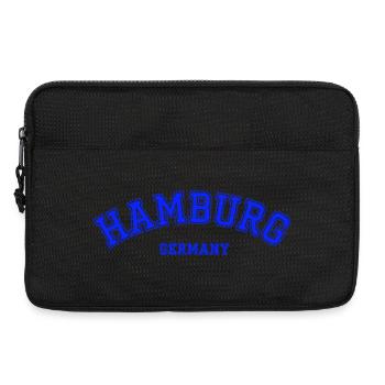 Hamburg Arch Kollegestil Shirt - Laptoptasche 13" - Schwarz - Vorne