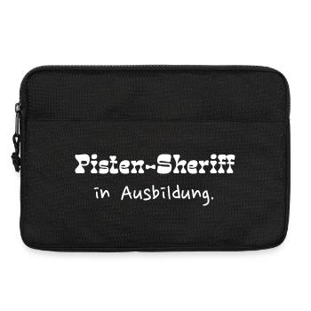 Pisten-Sheriff in Ausbildung - Laptoptasche 13" - Schwarz - Vorne