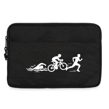 Triathlon Silhouette Sport - Sacoche pour ordinateur portable 13 pouces - noir - Devant