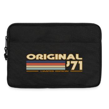Rétro vintage 1971 - Sacoche pour ordinateur portable 13 pouces - noir - Devant
