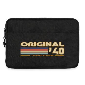 1940 - Sacoche pour ordinateur portable 13 pouces - noir - Devant