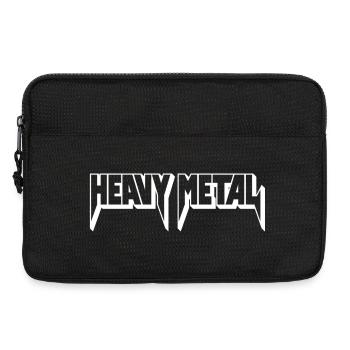 Heavy Metal 3D Logo - Laptop bag 13" - black - Front