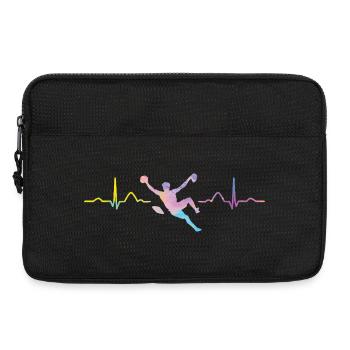 Boulderer heartbeat Bouldering Bouldering - Laptop bag 13" - black - Front