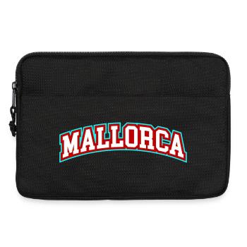 Mallorca lettering - Laptop bag 13" - black - Front