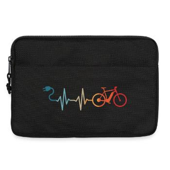 E-Bike Vélo Cycliste E-MTB VTT - Sacoche pour ordinateur portable 13 pouces - noir - Devant