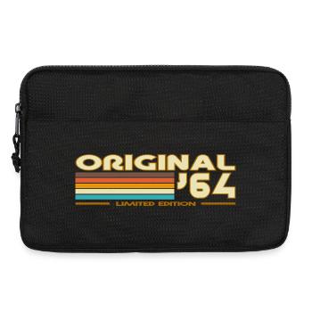 Original 64 Retro Rainbow - Laptop bag 13" - black - Front