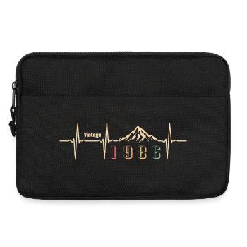 Retro Street 40 Years Forties Gift 1986 - Laptop bag 13" - black - Front
